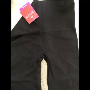 Spanx black leggings NWT